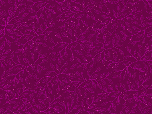 Glow Garden Fabrics - Sarah Watts for Ruby Star Society - Wandering Vine Purple Velvet
