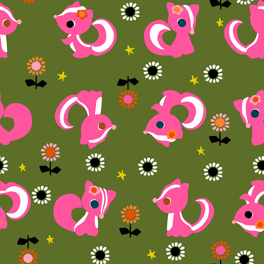 Daisy Days Fabrics || Alexia Abegg for Ruby Star || Flower Friends Sarah Green