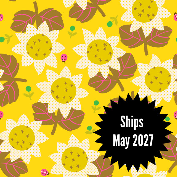 Daisy Days Fabrics || Alexia Abegg for Ruby Star || Sunflower Sunshine