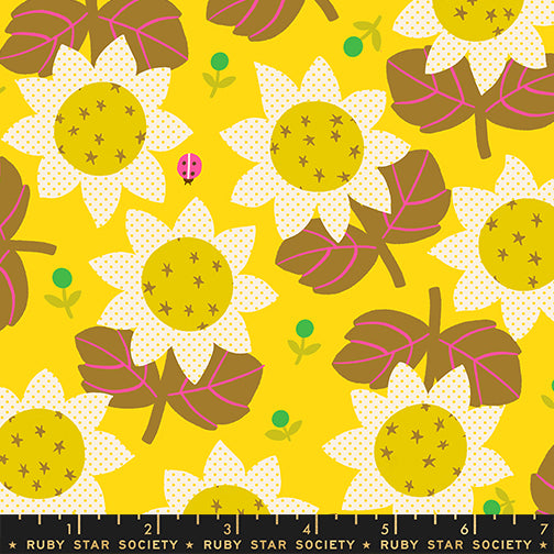 Daisy Days Fabrics || Alexia Abegg for Ruby Star || Sunflower Sunshine