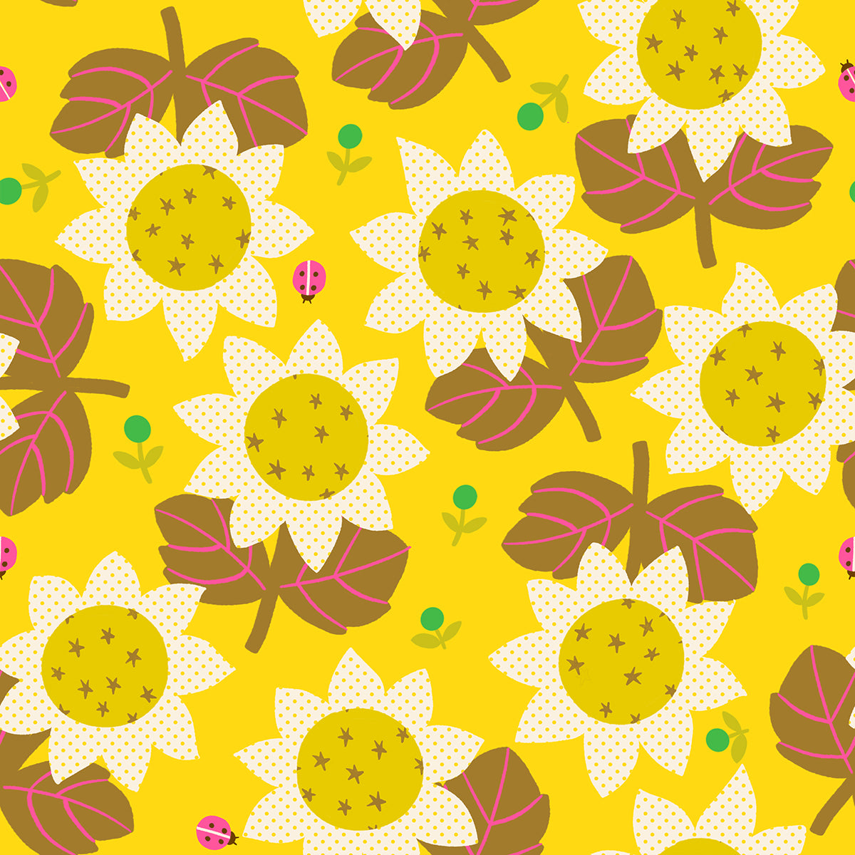 Daisy Days Fabrics || Alexia Abegg for Ruby Star || Sunflower Sunshine
