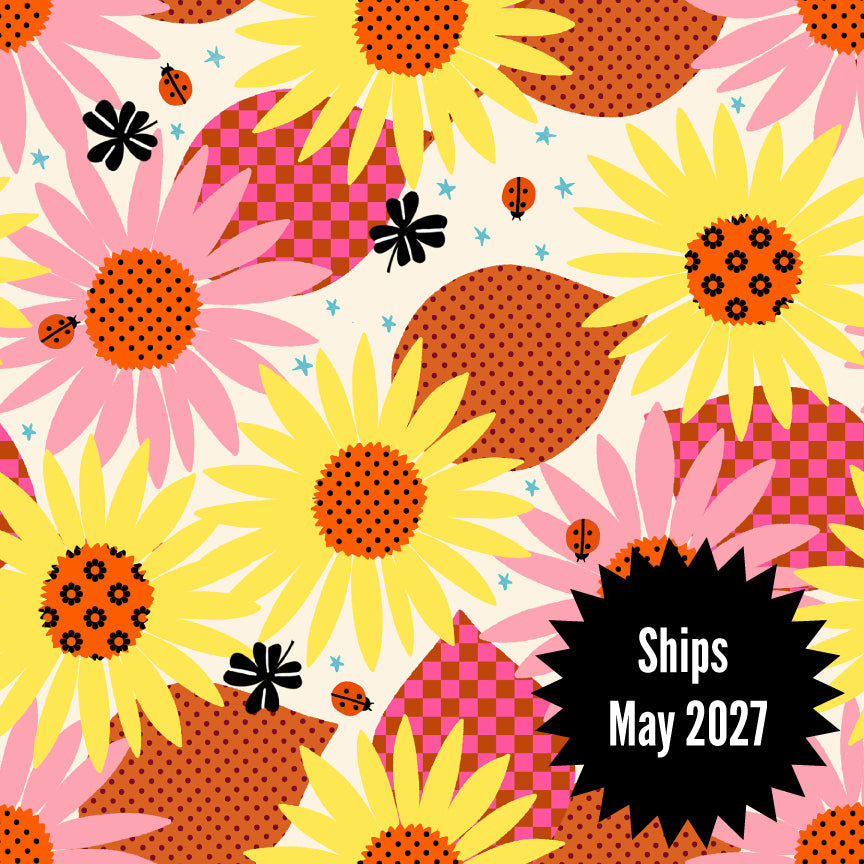 Daisy Days Fabrics || Alexia Abegg for Ruby Star || Daisy Days Natural