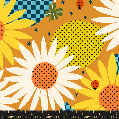 Daisy Days Fabrics || Alexia Abegg for Ruby Star || Daisy Days Honey
