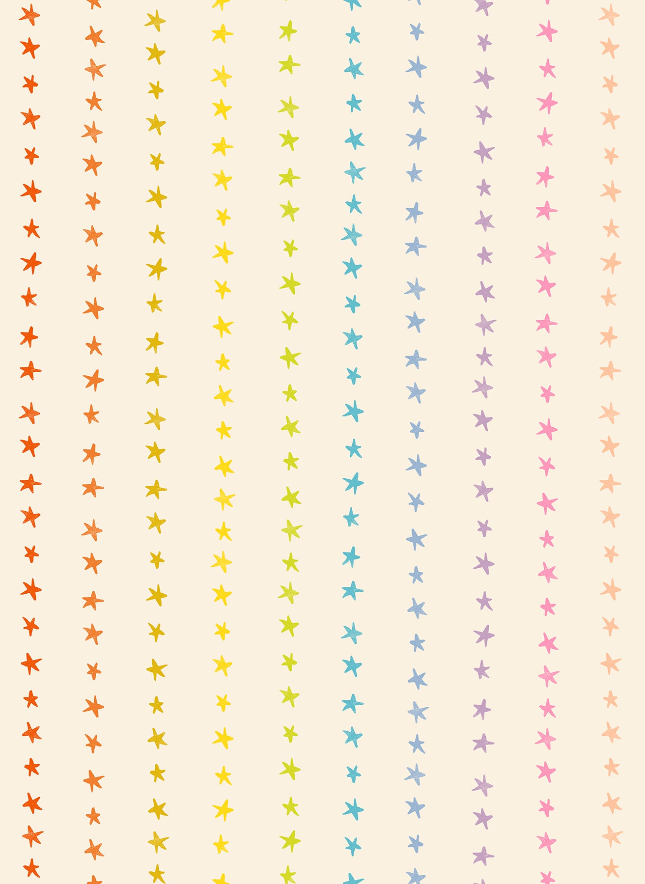 Daisy Days Fabrics || Alexia Abegg for Ruby Star || Starry Stripe Multi on Natural