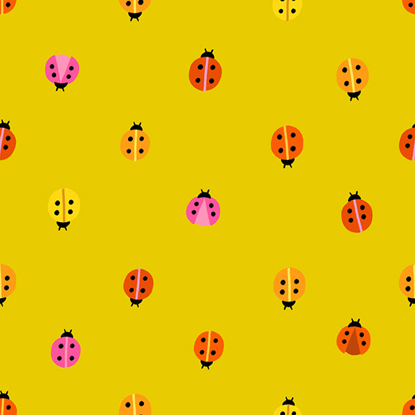 Daisy Days Fabrics || Alexia Abegg for Ruby Star || Ladybug Golden Hour