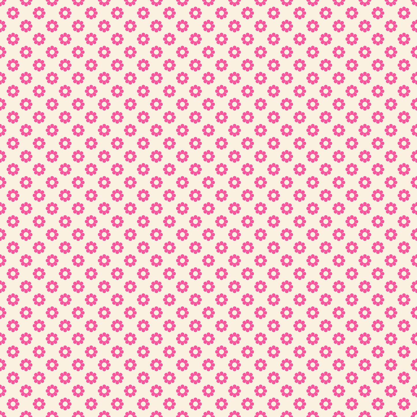 Daisy Days Fabrics || Alexia Abegg for Ruby Star || Daisy Neon Pink