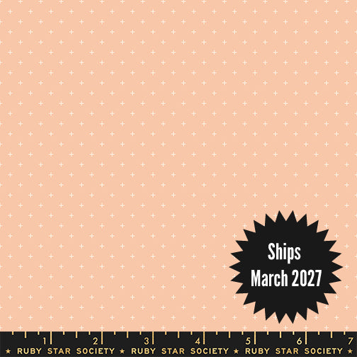 Sidekicks Fabric || A Ruby Star Society Collaborative Collection || Add It Up Peach