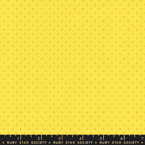 Sidekicks Fabric || A Ruby Star Society Collaborative Collection || Add It Up Chrome Yellow