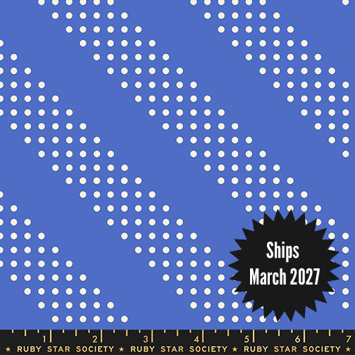 Sidekicks Fabric || A Ruby Star Society Collaborative Collection || Dottie Royal Blue