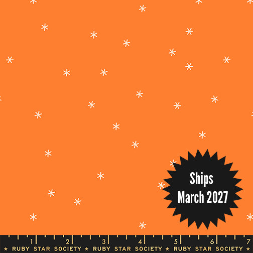 Sidekicks Fabric || A Ruby Star Society Collaborative Collection || Spark Orange