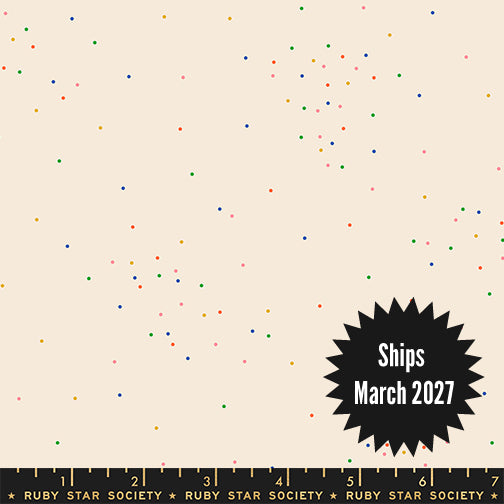 Sidekicks Fabric || A Ruby Star Society Collaborative Collection || Sugar Multi on Buttercream