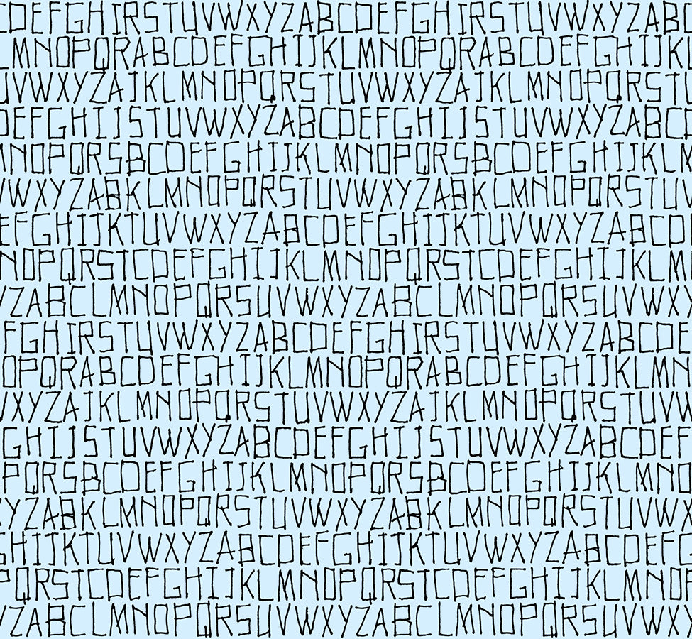 Memento Fabric || Carolyn Friedlander for Ruby Star Society || Alphabet Ethereal || Ships August 2026