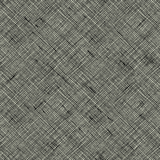 Memento Fabric || Carolyn Friedlander for Ruby Star Society || Crosshatch Black