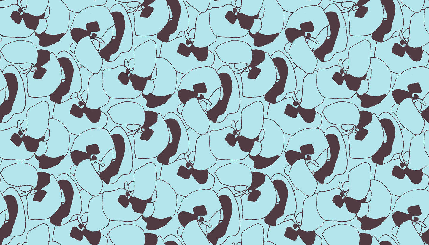 Memento Fabric || Carolyn Friedlander for Ruby Star Society || Seagrapes Polar || Ships August 2026