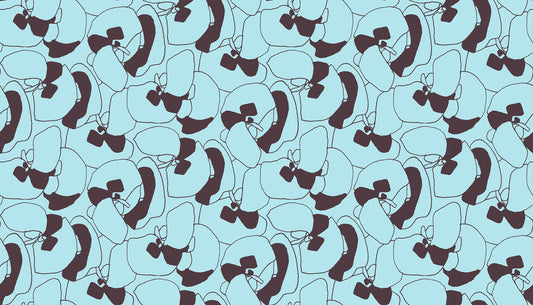 Memento Fabric || Carolyn Friedlander for Ruby Star Society || Seagrapes Polar