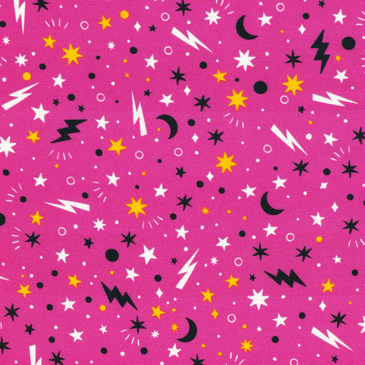 Lights Out Glow in the dark || Robert Kaufman || Candy Pink