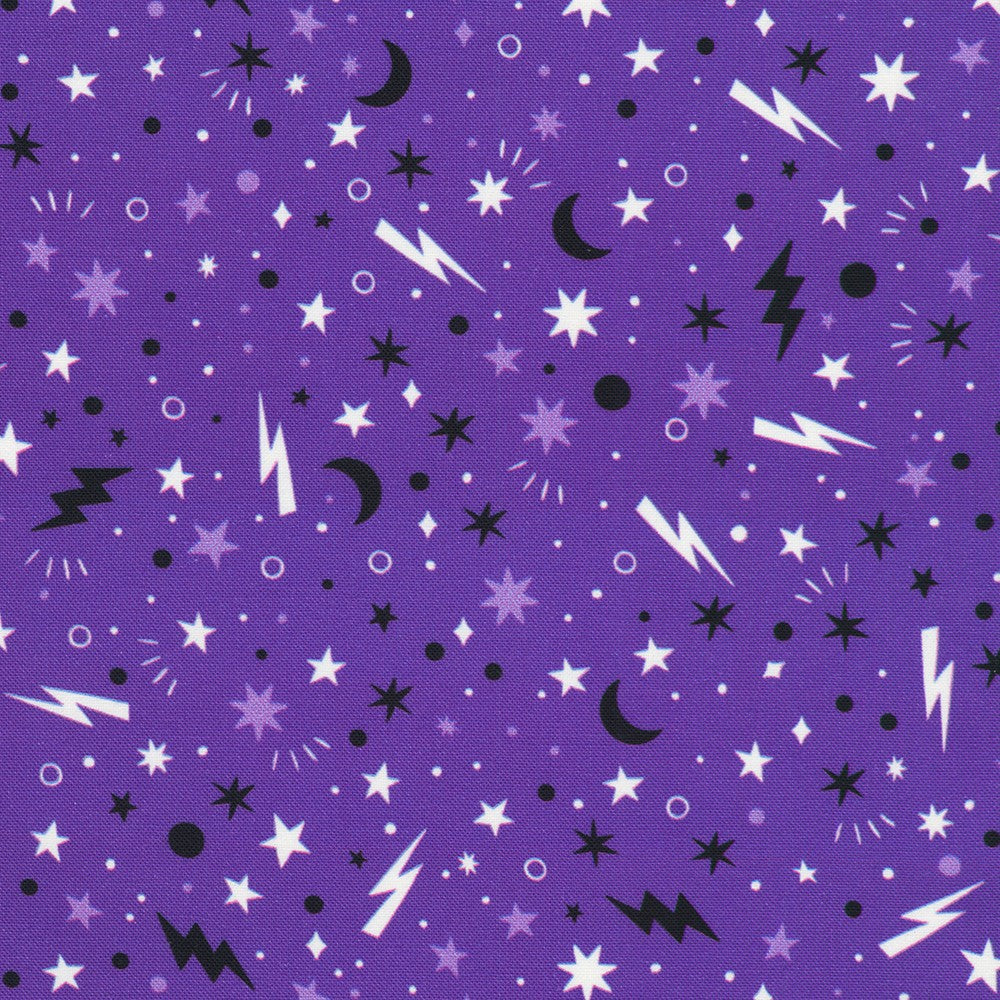 Lights Out Glow in the dark || Robert Kaufman ||Purple