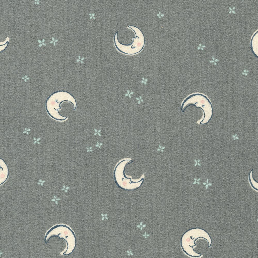 Cozy Cottons - Over The Moon Flannel - Shadow