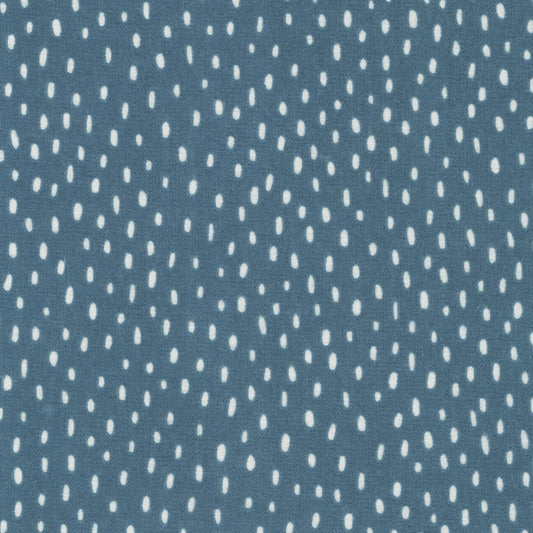 Cozy Cottons - Over The Moon Flannel -Blueberry