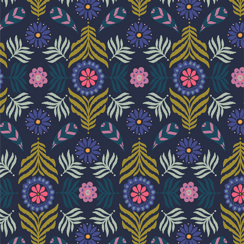 Starling Fabrics - Maureen Cracknell - Bloom Plume