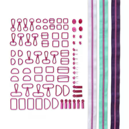 Tula Pink Essential Hardware & Zipper Set - PreOrder, Arrives November/December 2025
