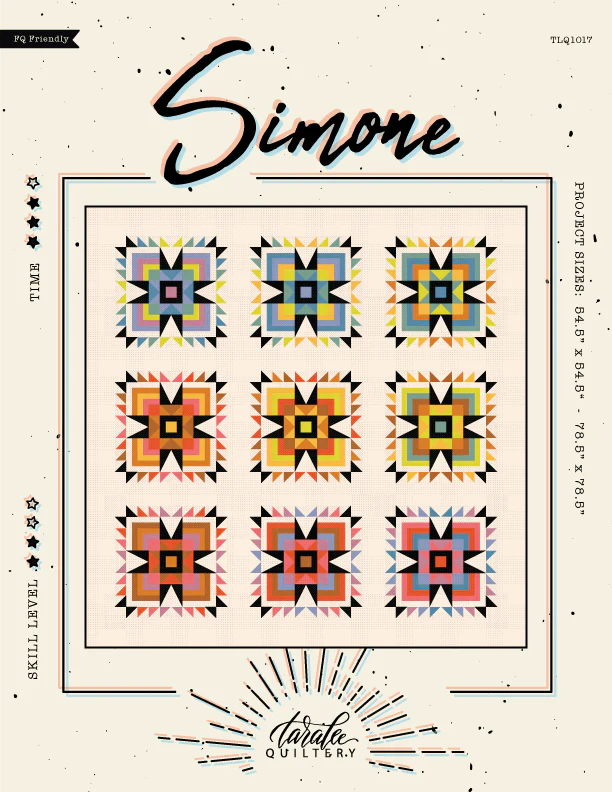 Simone Quilt Pattern - Taralee Quiltery