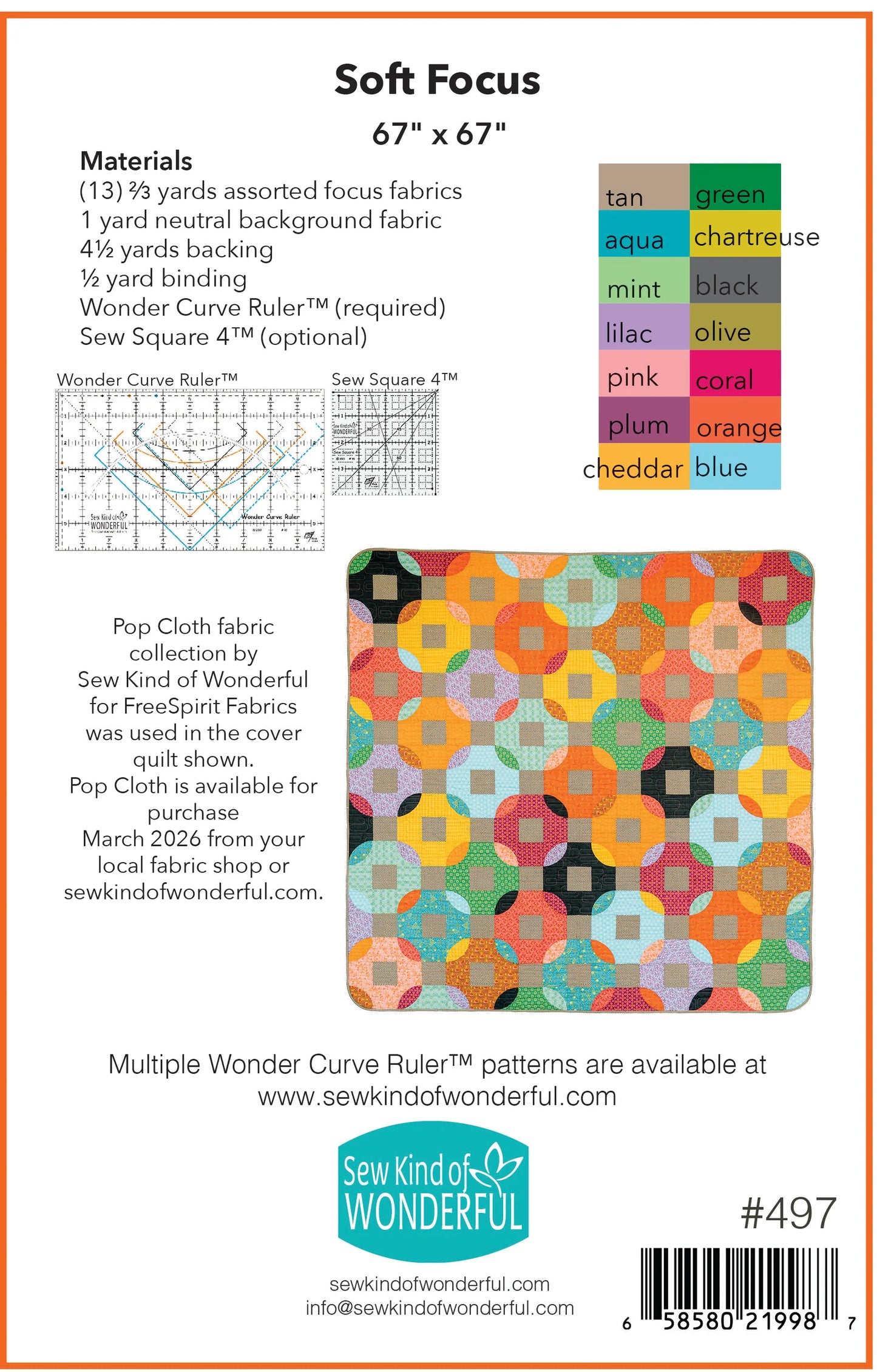 Soft Focus Quilt Pattern || Sew Kind of Wonderful