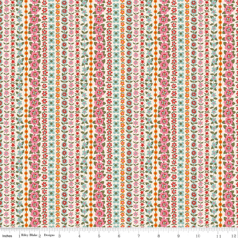Everlasting || Liberty Fabrics || Soho Strip B