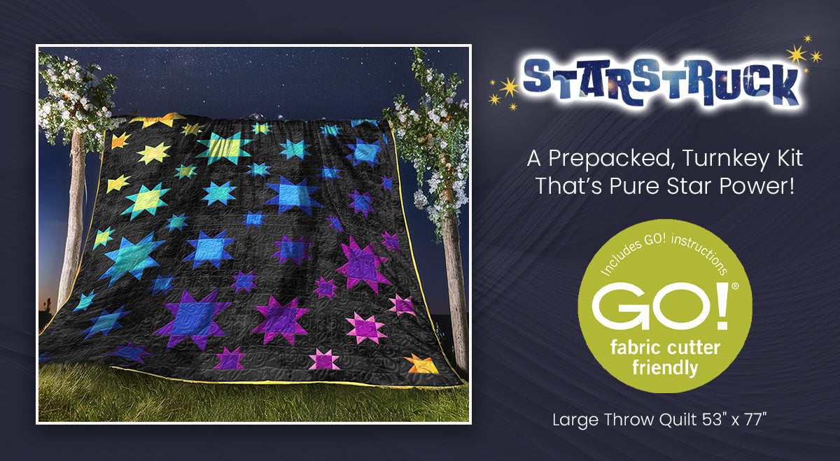 Starstruck Quilt Kit -  Dark Background