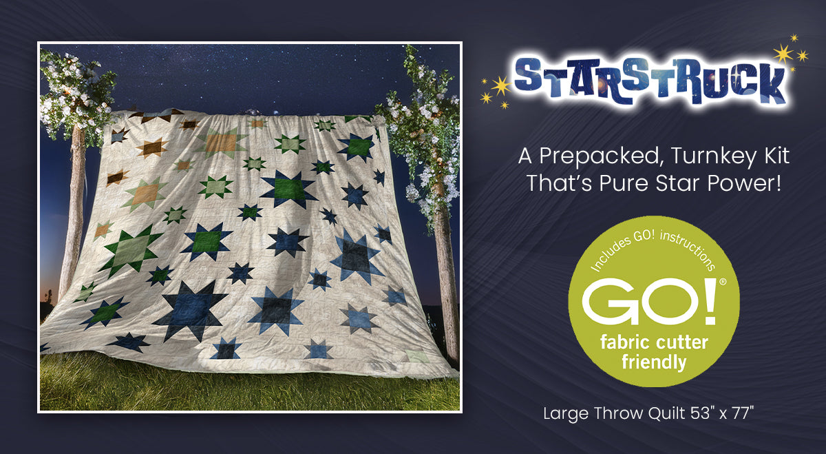 Starstruck Quilt Kit -  Light Background