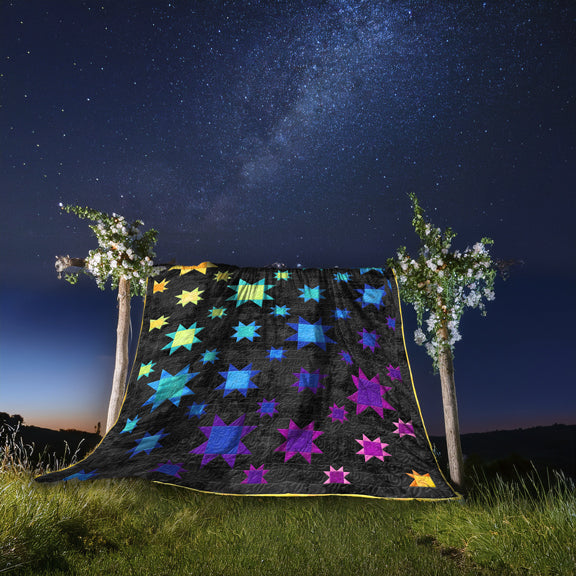 Starstruck Quilt Kit -  Dark Background