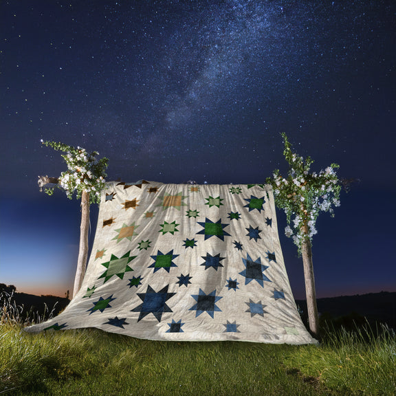 Starstruck Quilt Kit -  Light Background