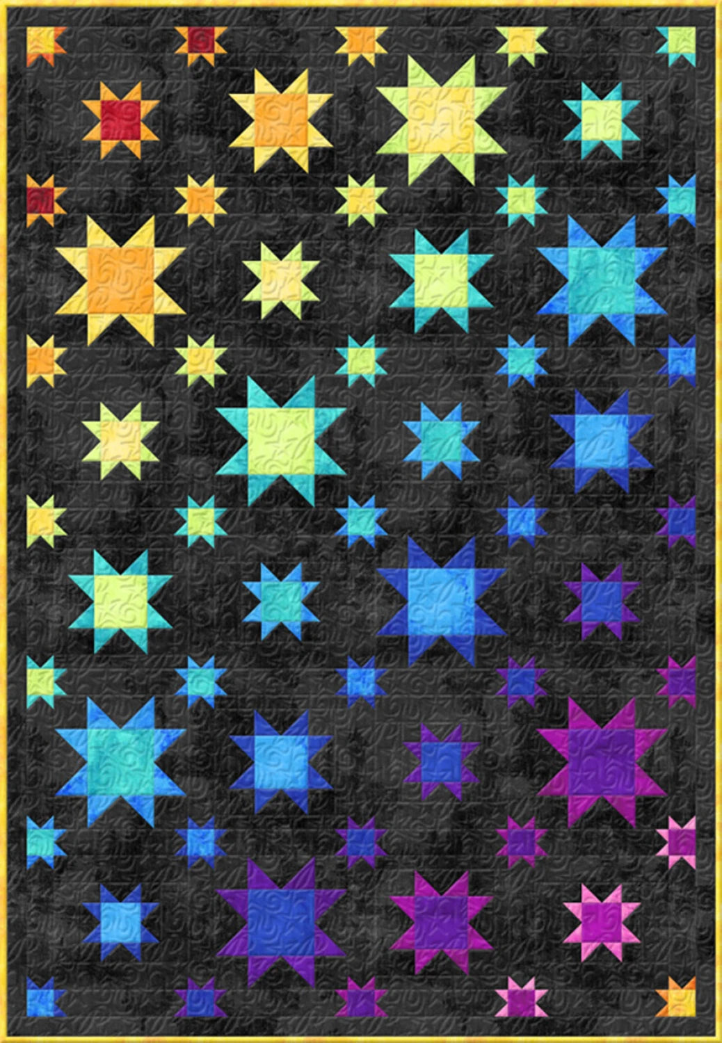 Starstruck Quilt Kit -  Dark Background