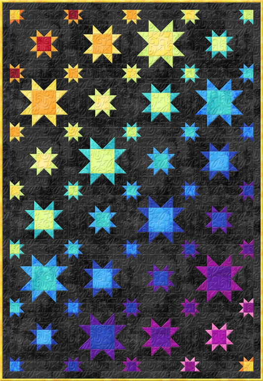 Starstruck Quilt Kit -  Dark Background