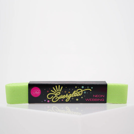 Everglow Neon Webbing || Tula Pink || Moonbeam