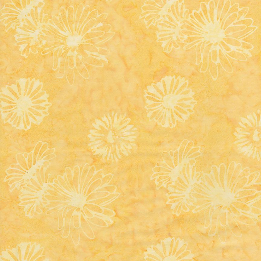 Tonga Pixie Batiks - Floating Florals - Melon