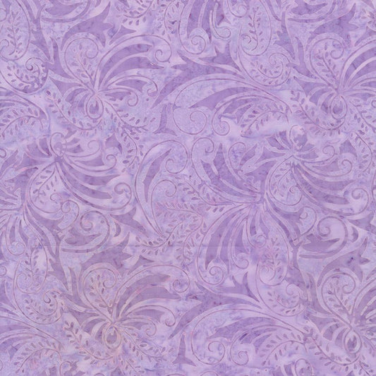 Tonga Pixie Batiks - Victorian Swirls - Lilac