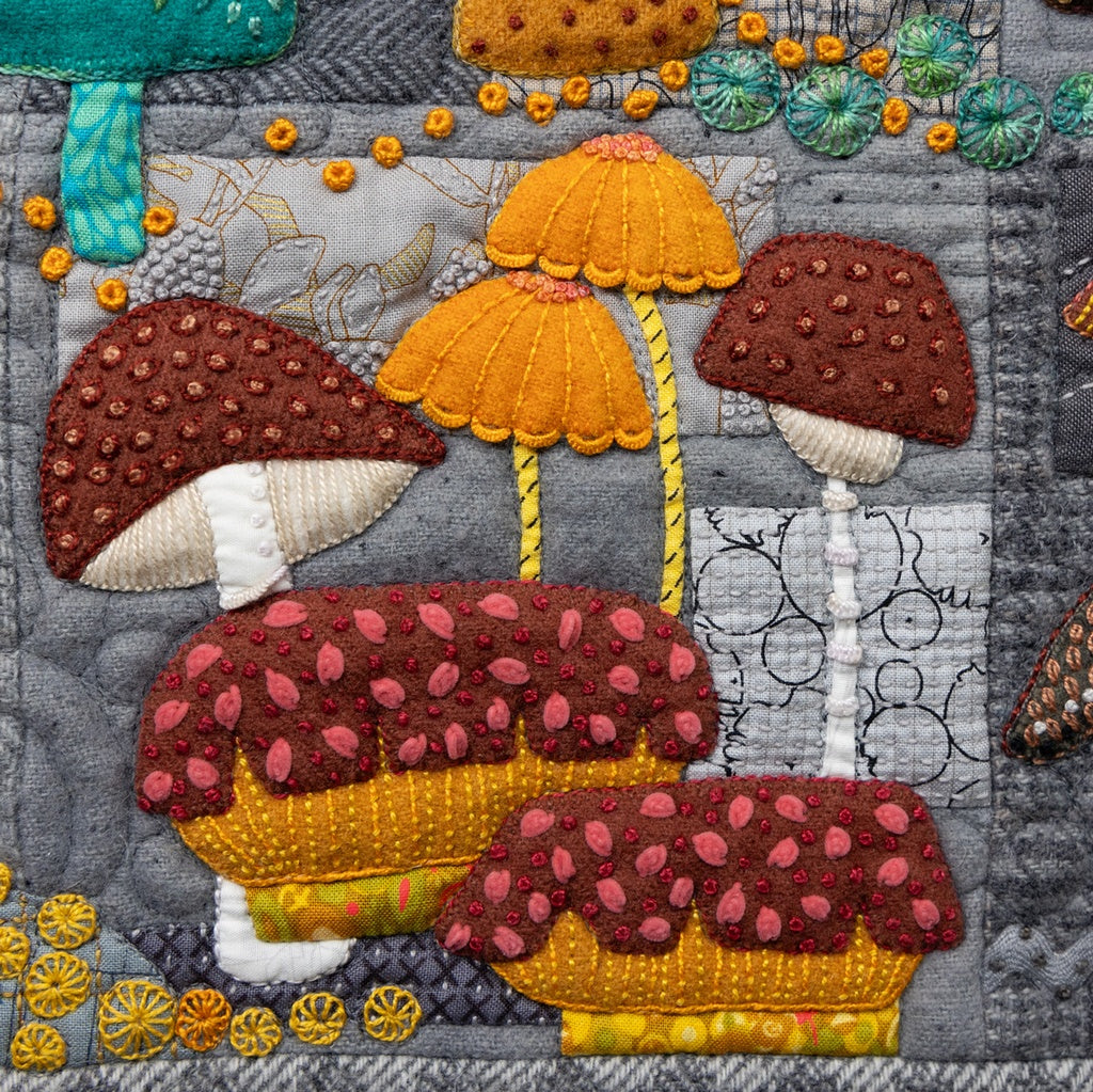 Truffle Duffel Book - Sue Spargo - Wool Felt Embroidery