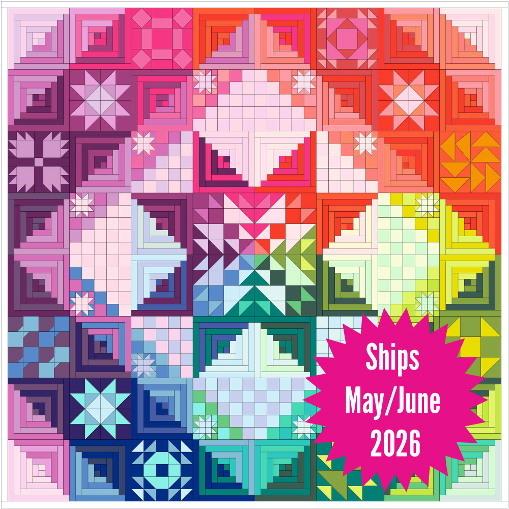 Amish With A Twist Two Kit || Tula Pink Solids || PreOrder, Shipping May/June 2026