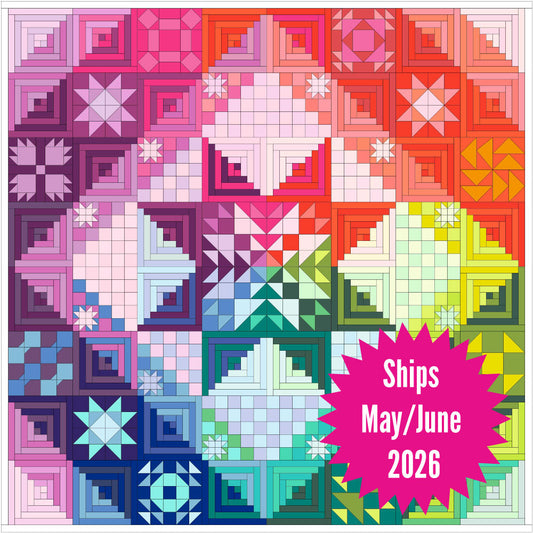 Amish With A Twist Two Kit || Tula Pink Solids || PreOrder, Shipping May/June 2026