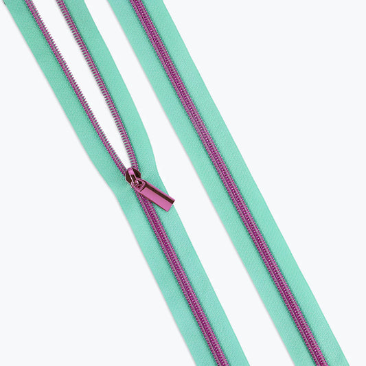 Sallie Tomato + Tula Pink Zippers - 3 Yard Zipper Tape