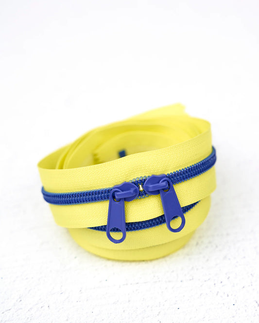Handbag Zipper || Renaissance Ribbon || Electric Lime