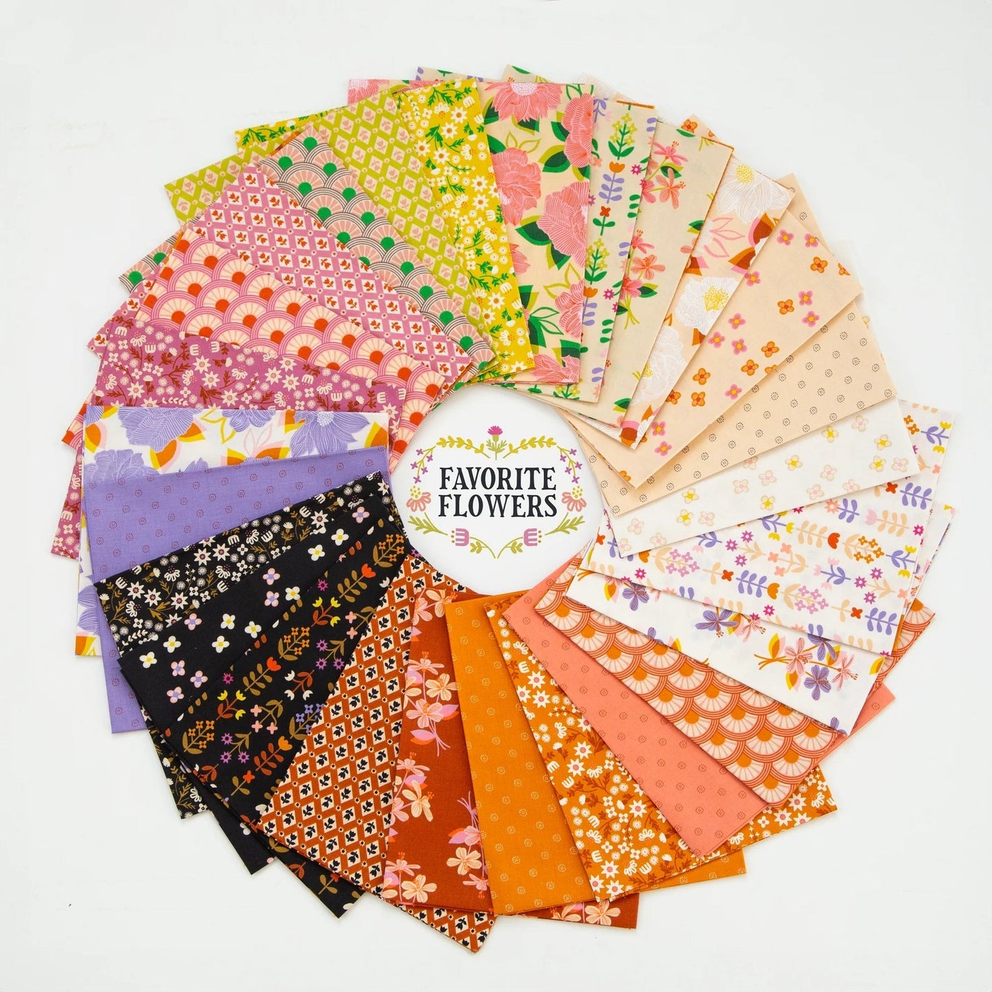 Favorite Flowers 26 Fabric Bundle - Ruby Star Society