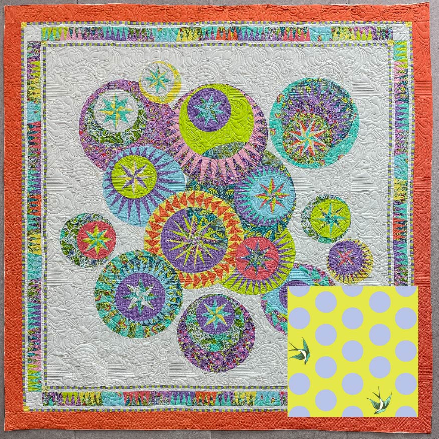 Full Moon Forest Dream Flight Quilt Kit || Tula Pink and Be Colourful || QFTH Exclusive Quilt Kit