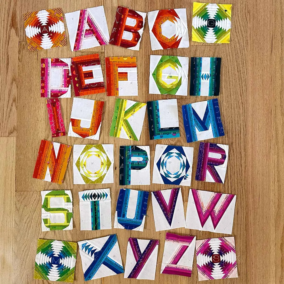 Mini Alphabet Quilt Pattern - Alison Glass & Giucy Giuce