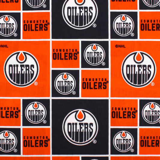 Oilers Fleece Fabric