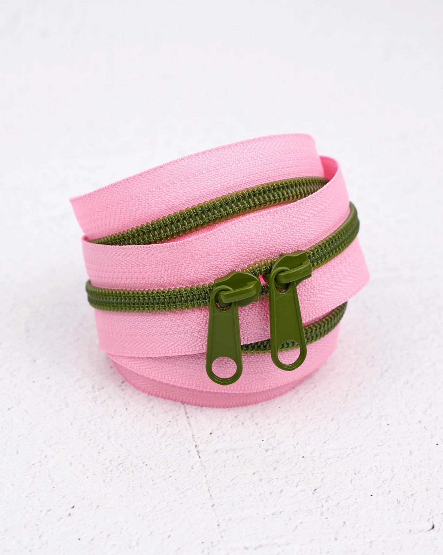 Handbag Zipper || Renaissance Ribbon || Olive Blossom