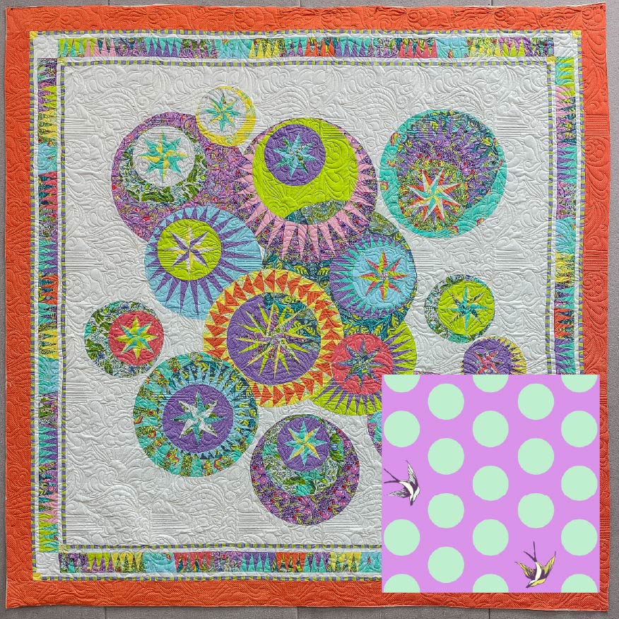Full Moon Forest Dream Flight Quilt Kit || Tula Pink and Be Colourful || QFTH Exclusive Quilt Kit