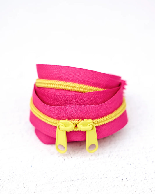 Handbag Zipper || Renaissance Ribbon || Razzle Lime