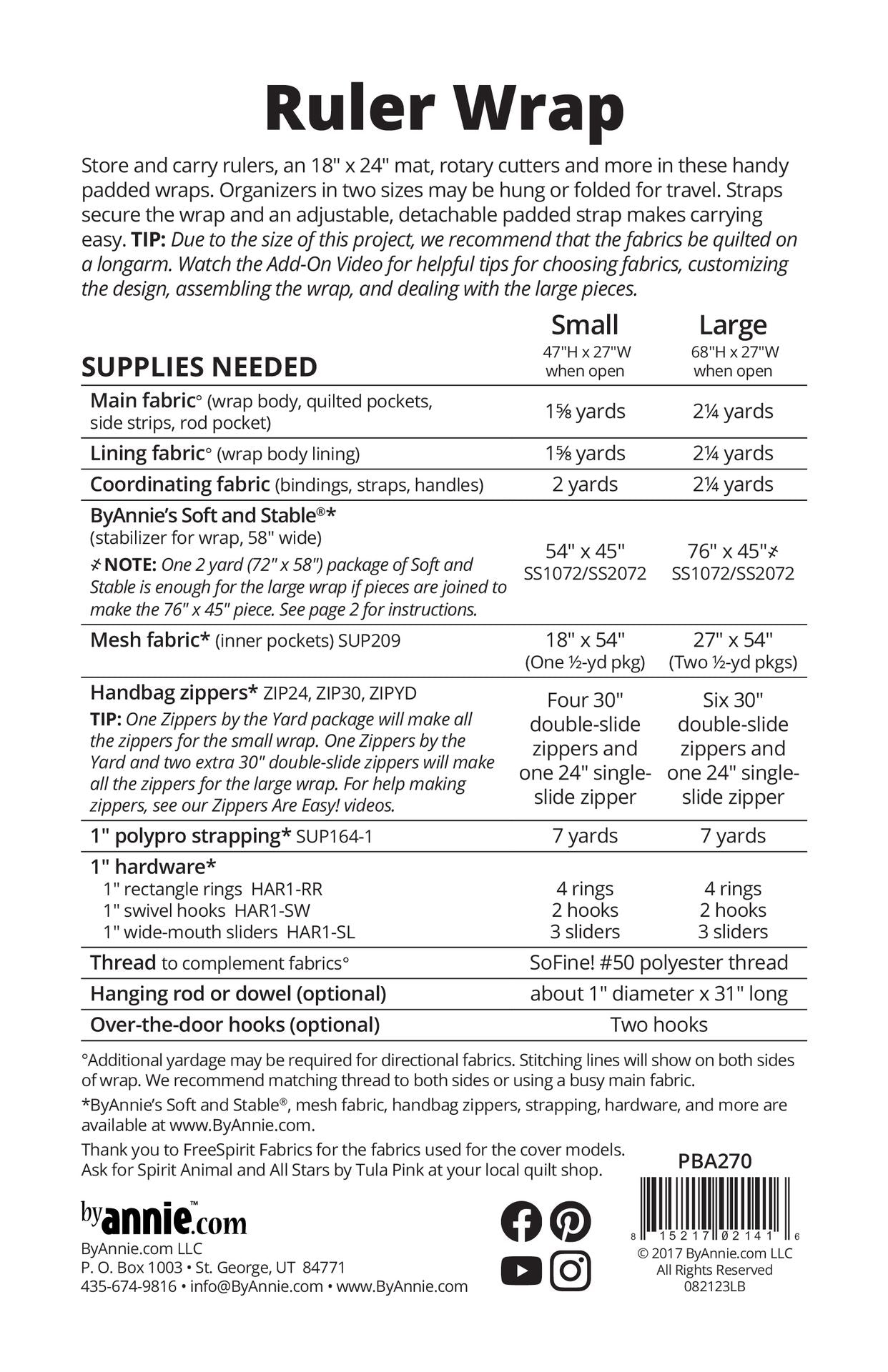 Ruler Wrap Pattern - ByAnnie